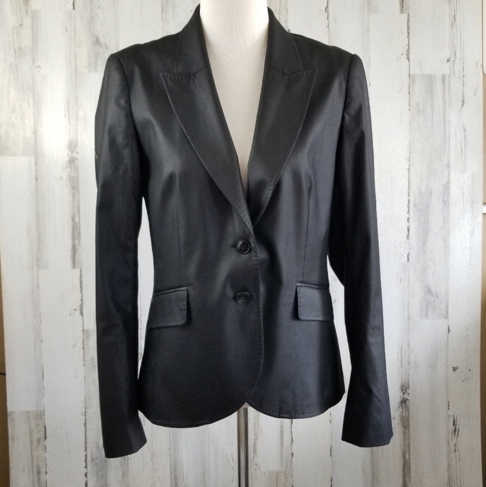 Tristan Fitted Black Blazer Suit Coat